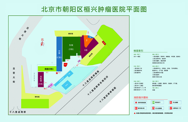 爆穴北京市朝阳区桓兴肿瘤医院平面图